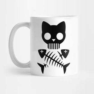 Cat skeleton Mug